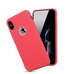 Miękkie silikonowe etui - Candy Pudding - dla iPhone - czerwoneOchrona