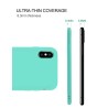 Soft silicone cover case - Candy Pudding - for iPhone - turquoiseProtection