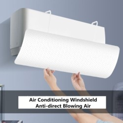 Air conditioner windshield - anti-direct blowing shield - adjustableInterior
