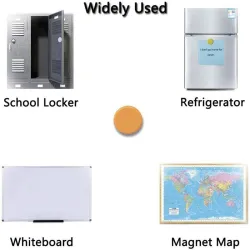 Round fridge magnets - 60 piecesFridge magnets