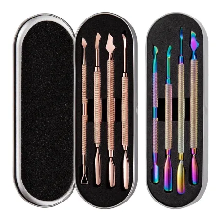 Odpychacz do skórek do paznokci - usuwanie martwego naskórka - dwustronny wycinacz - do manicure / pedicure - zestawClippers ...
