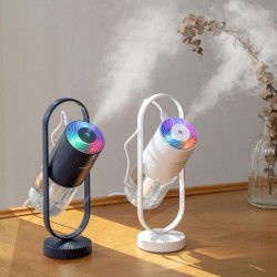 Ultradźwiękowy nawilżacz powietrza - mgła z rotacją 360 stopni - z diodą LED - 200 mlNawilżacze Powietrza