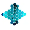 Hexagon shaped mirror - wall sticker - 12 piecesWall stickers