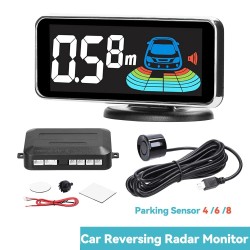 Car parking sensor - radar - reverse auto-parking - LCD monitor display - LEDInterior accessories