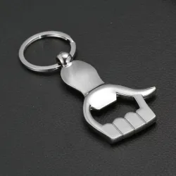 Thumb up - metal bottle opener - with key ringKeyrings