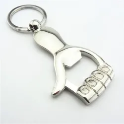 Thumb up - metal bottle opener - with key ringKeyrings