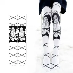 Podkolanówki na Halloween - styl punkHalloween & Impreza