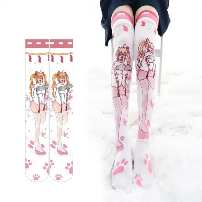 Halloween knee socks - girl - cat pawsHalloween & Party