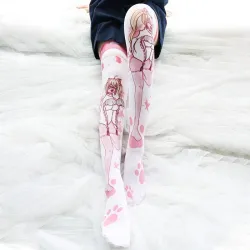 Halloween knee socks - girl - cat pawsHalloween & Party