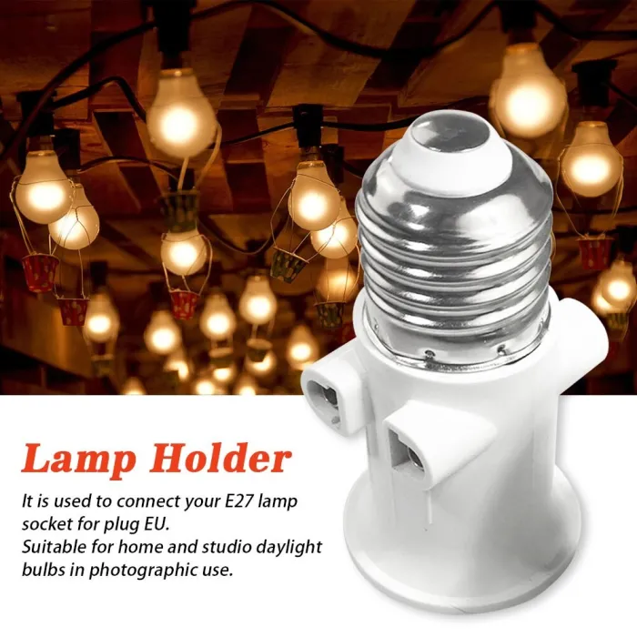 E27 base - with EU socket - bulb holder - adapterLighting fittings