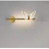 Modern acrylic lamp - wall mounted - LED - with butterfliesWall lights