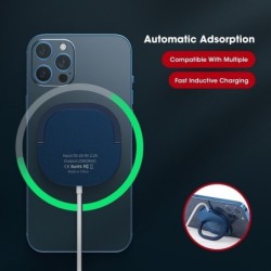 Magnetic wireless charger - fast charging - with bracket - USB C - for IPhone 12 Pro / SamsungChargers