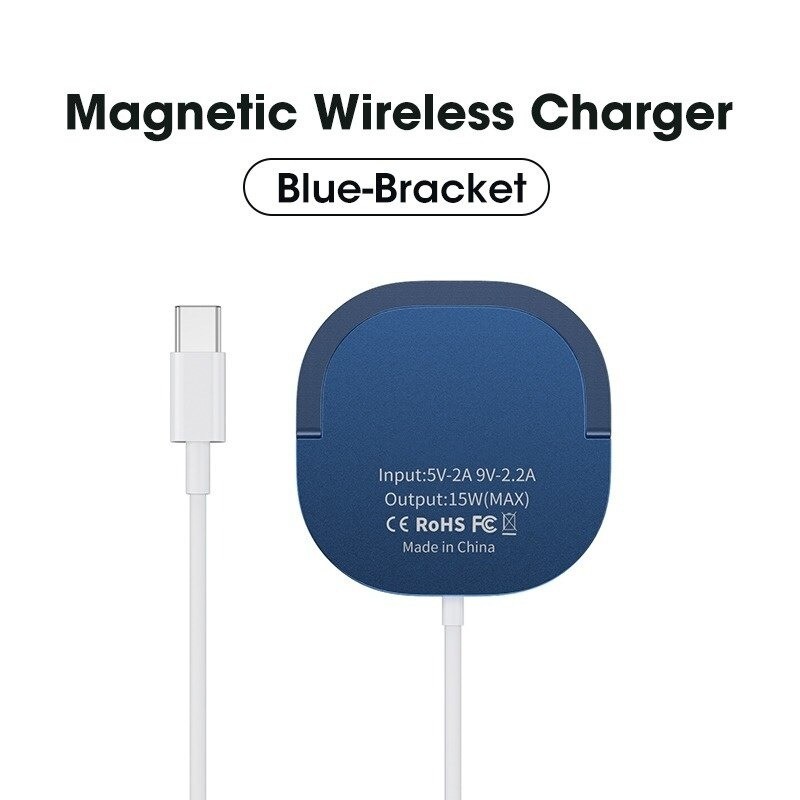 Magnetic wireless charger - fast charging - with bracket - USB C - for IPhone 12 Pro / SamsungChargers