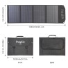 Panel słoneczny 120W - składana szybka ładowarka - do telefonu / aparatu / laptopaŁadowarki