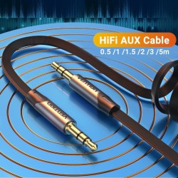 Male to male Aux HiFi cable - 3.5mm - headphones / speaker cableCables