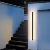 Wodoodporny kinkiet zewnętrzny - długa aluminiowa lampa LEDKinkiety