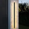 Wodoodporny kinkiet zewnętrzny - długa aluminiowa lampa LEDKinkiety