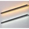 Wodoodporny kinkiet zewnętrzny - długa aluminiowa lampa LEDKinkiety