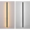 Wodoodporny kinkiet zewnętrzny - długa aluminiowa lampa LEDKinkiety