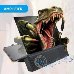 12 Inch - Screen amplifier - 3D glass magnifier with Bluetooth speaker - for smartphoneAccessories