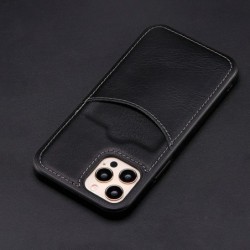Skórzane etui ochronne z kieszonką na kartę kredytową do iPhone'aOchrona