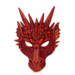 Maska Halloween - twarz smoka 3DMaski