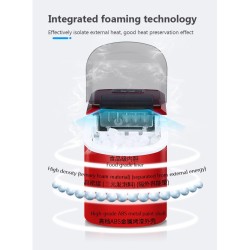 Mini automatyczna elektryczna maszyna do robienia lodu - kostkarka do lodu - 15 kg/24H - 220VBar Zaopatrzenie