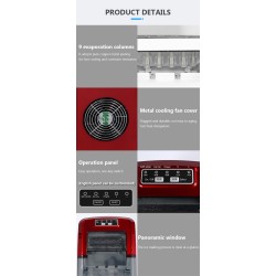 Mini automatyczna elektryczna maszyna do robienia lodu - kostkarka do lodu - 15 kg/24H - 220VBar Zaopatrzenie