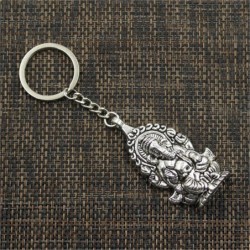 Vintage brelok ze słoniem Ganesha BuddhaBreloczki Do Kluczy