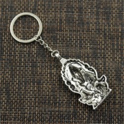 Vintage Ganesha Buddha elephant keychainKeyrings