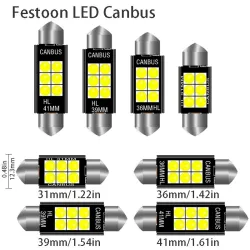 3030 FESTOON - C5W - CANBUS - żarówka LED - 31mm - 36mm - 39mm - 41mm - wodoodpornaLED