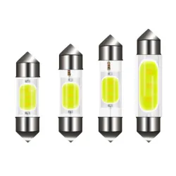 Żarówka samochodowa LED COB - C10W C5W - Festoon 31mm 36mm 39mm 41mm - białaLED