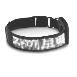 Cats / dogs collar - LED - Bluetooth - digital interactive scrolling lightCollar & Leads