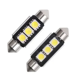 C10W C5W Festoon 36mm 39mm 41mm - 12V - CANBUS - żarówka LED - biała - 10 sztukŻarówki