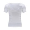 Męska koszulka wyszczuplająca - krótki rękaw - kompresja - modelująca sylwetkęT-shirt