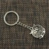 Srebrny brelok vintage - sowa stojąca na gałęziBreloczki Do Kluczy