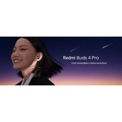 Xiaomi Redmi Buds 4 Pro - wireless TWS earphones - Bluetooth - noise cancelling - with microphoneEar- & Headphones