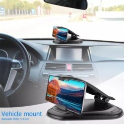 Universal car phone holder - dashboard stand - rotatable - sticky baseHolders