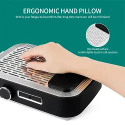 Wireless nail dust collector - strong suction - with reusable filter - 2000mAh battery - 80WEquipment