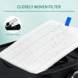Wireless nail dust collector - strong suction - with reusable filter - 2000mAh battery - 80WEquipment