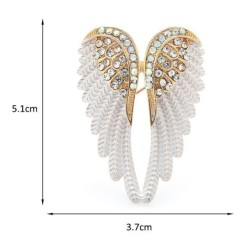 Crystal angel wings broochBrooches