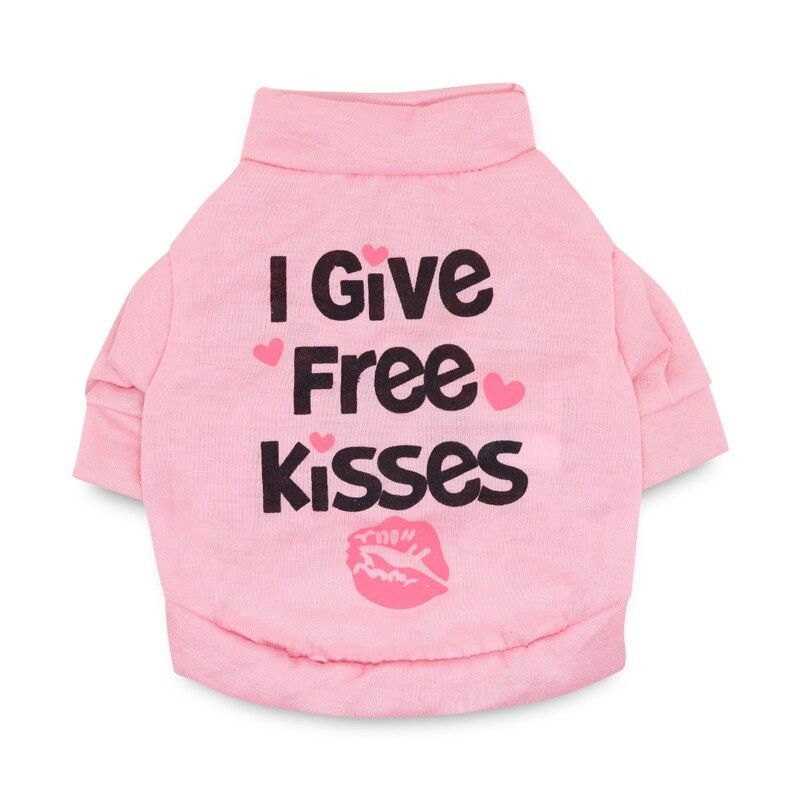"I give free kisses" - koszulka dla psów / kotówUbrania & Buty