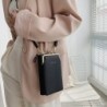 Mała torebka na ramię - portfel / uchwyt na telefon - z zamkiem błyskawicznymTorebki