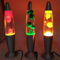 Lampka nocna wulkan / lawa - lampa LEDŚwiatła