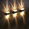 Solarny kinkiet ogrodowy - światło góra / dół - LED - wodoodpornyOświetlenia słonecznego