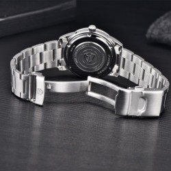 PAGANI DESIGN - sportowy zegarek kwarcowy - szafirowe szkło - stal nierdzewna - 100 M wodoodpornyZegarki