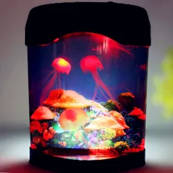 Mini akwarium z meduzami - lampka nocnaŚwiatła