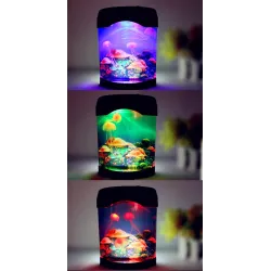 Mini akwarium z meduzami - lampka nocnaŚwiatła
