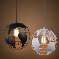 Modern iron ceiling lamp - globe-shaped - 60WCeiling lights