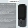 Inteligentny tłumacz - natychmiastowe skanowanie głosu / zdjęć - ekran dotykowy - WiFi - wielojęzyczny - szaryElektronika